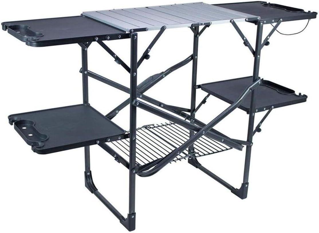 Camping Cooking Portable - Tavolo da campeggio pieghevole e portatile