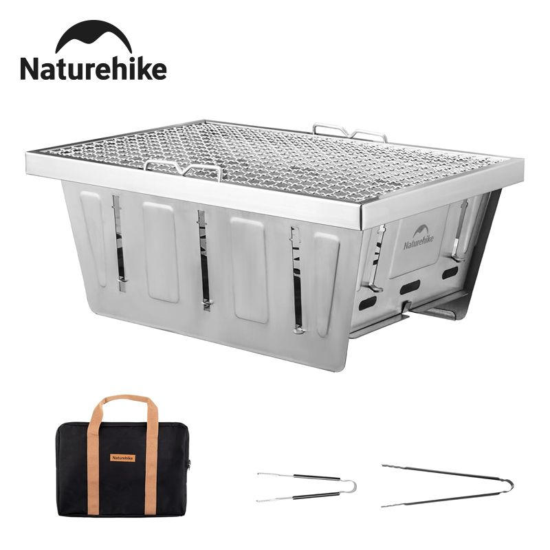 Camping Cooking Windshield - Griglia a carbone da campeggio Naturehike
