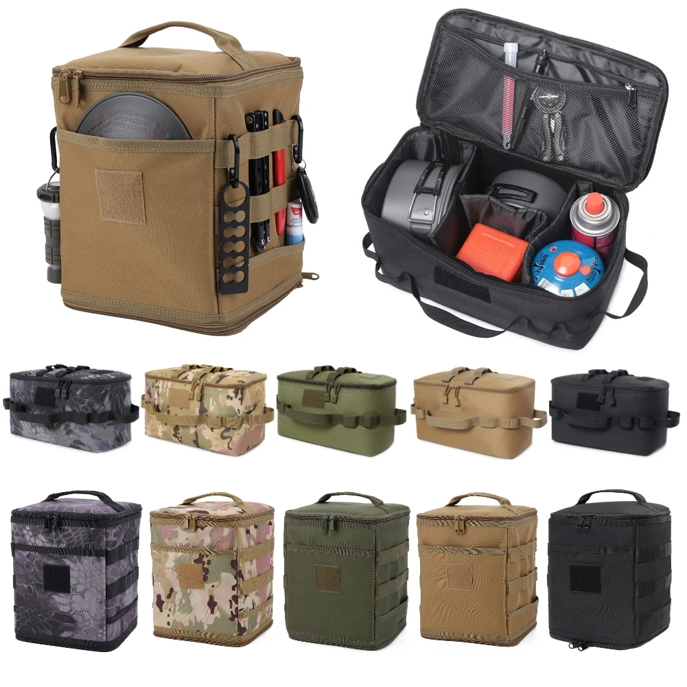 Camping Cooking No Gas - Custodia tattica Borsa portaoggetti da campeggio