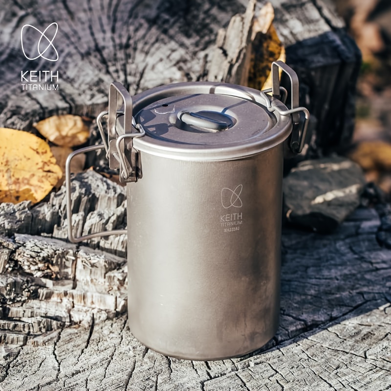 Camping Cooking Bundle - KEITH Pentola per riso in titanio