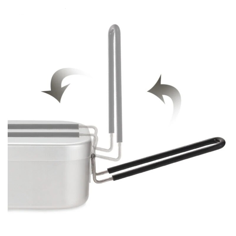 Camping Outdoor Cooking Table - 800/1400ML Scatole per il pranzo in