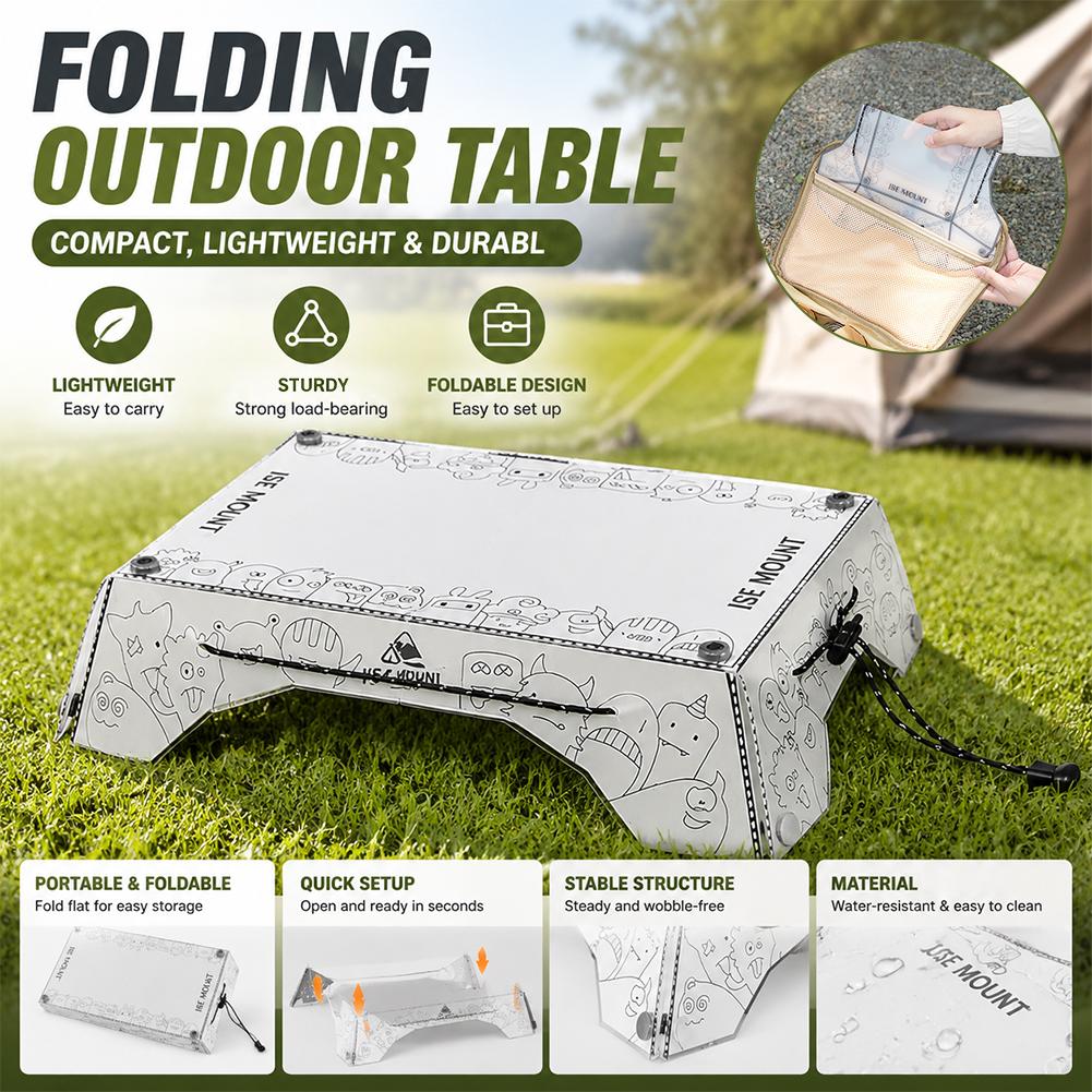 Camping Outdoor Cooking Table - Tavolo da Campeggio Pieghevole Portatile in