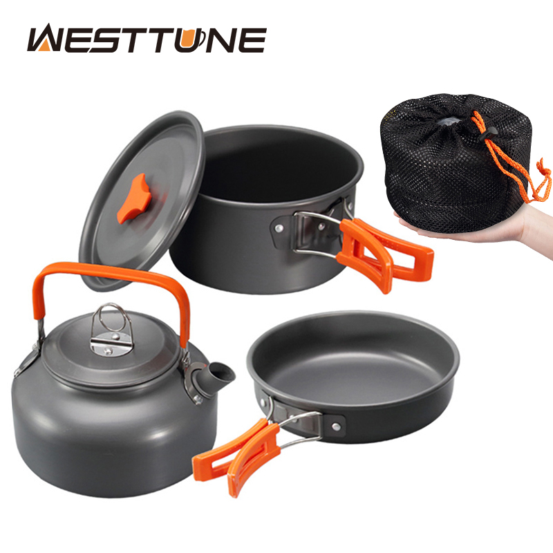 Camping Cooking Books - WESTTUNE Kit di pentole da campeggio