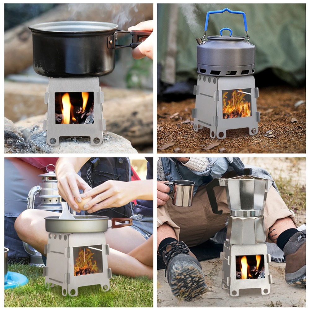Camping Cooking Windshield - Forno da campeggio Stufa a legna