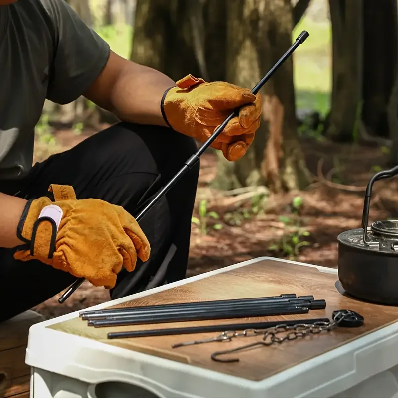 Camping Cooking Pot Tripod - Treppiede per falò da esterno di