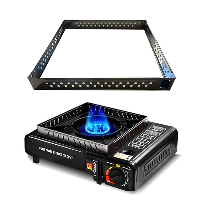 Camping Cooking Windshield - Fornello a gas Anelli antivento Supporto