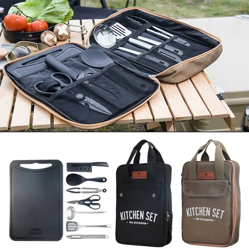 Camping Cooking Bundle - Set da 8 Pezzi per Cucina