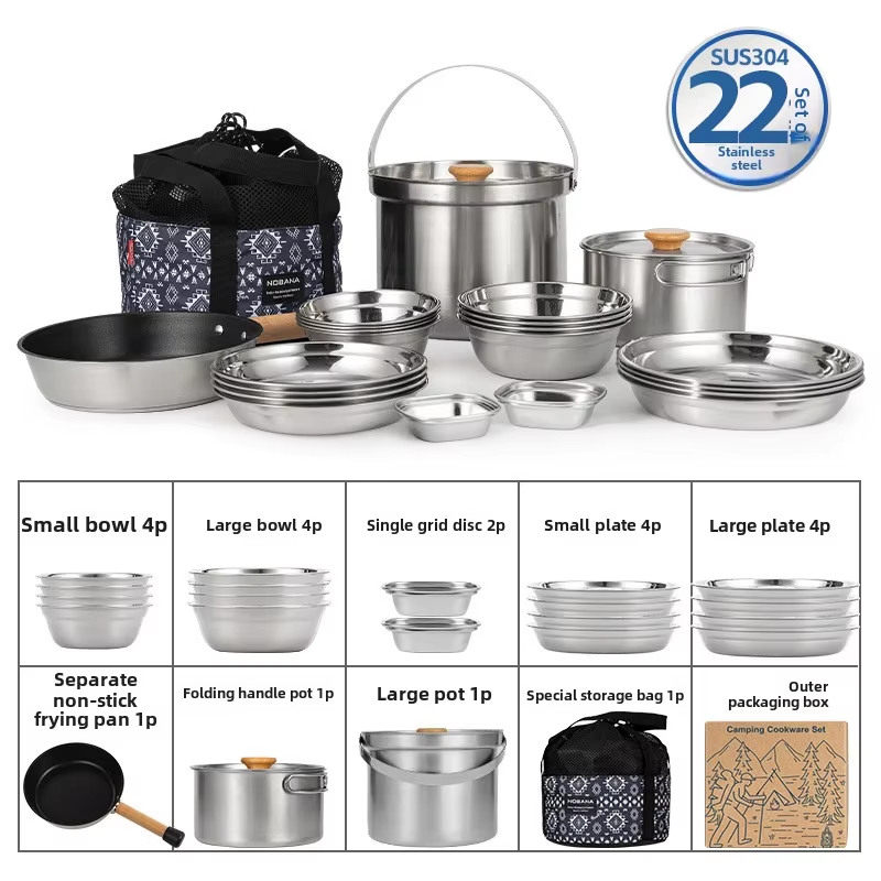 Camping Cooking Utensil Set - NOBANA Il più nuovo set di