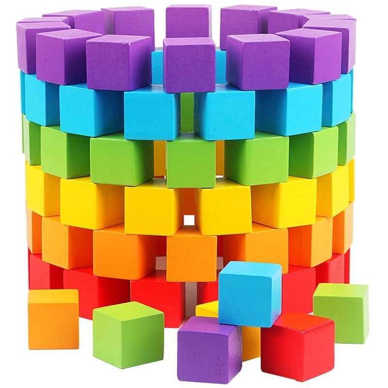 Fire Starter Cube - 30 Pezzi/Lotto Cubi di Legno Colorati