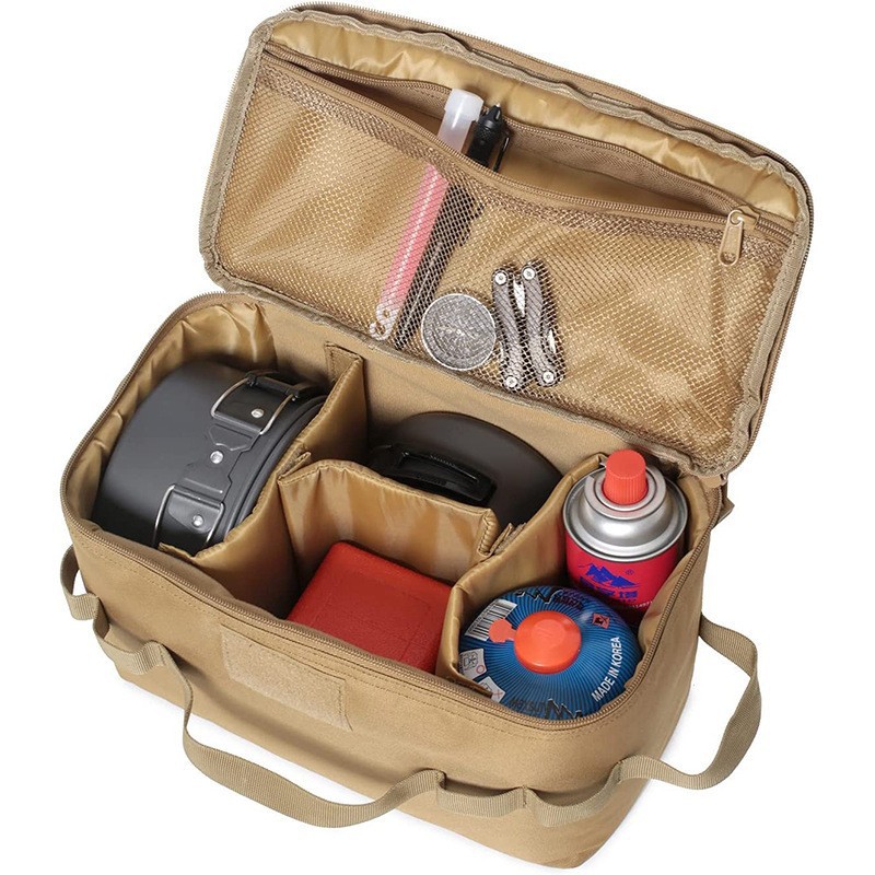 Camping Cooking Books - Borsa per il trasporto di bombole