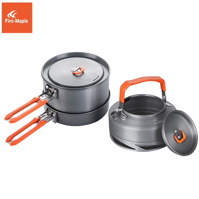 Camping Cooking Bundle - Fire Maple Campeggio Pentolame e Utensili