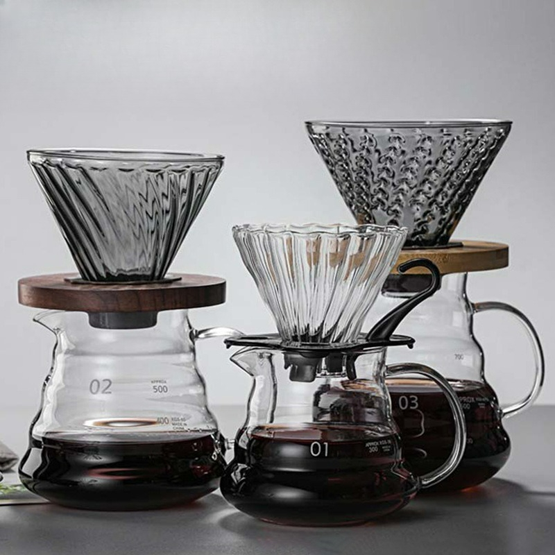 Camping Cooking Utensil Set - Set per caffettiera in vetro borosilicato