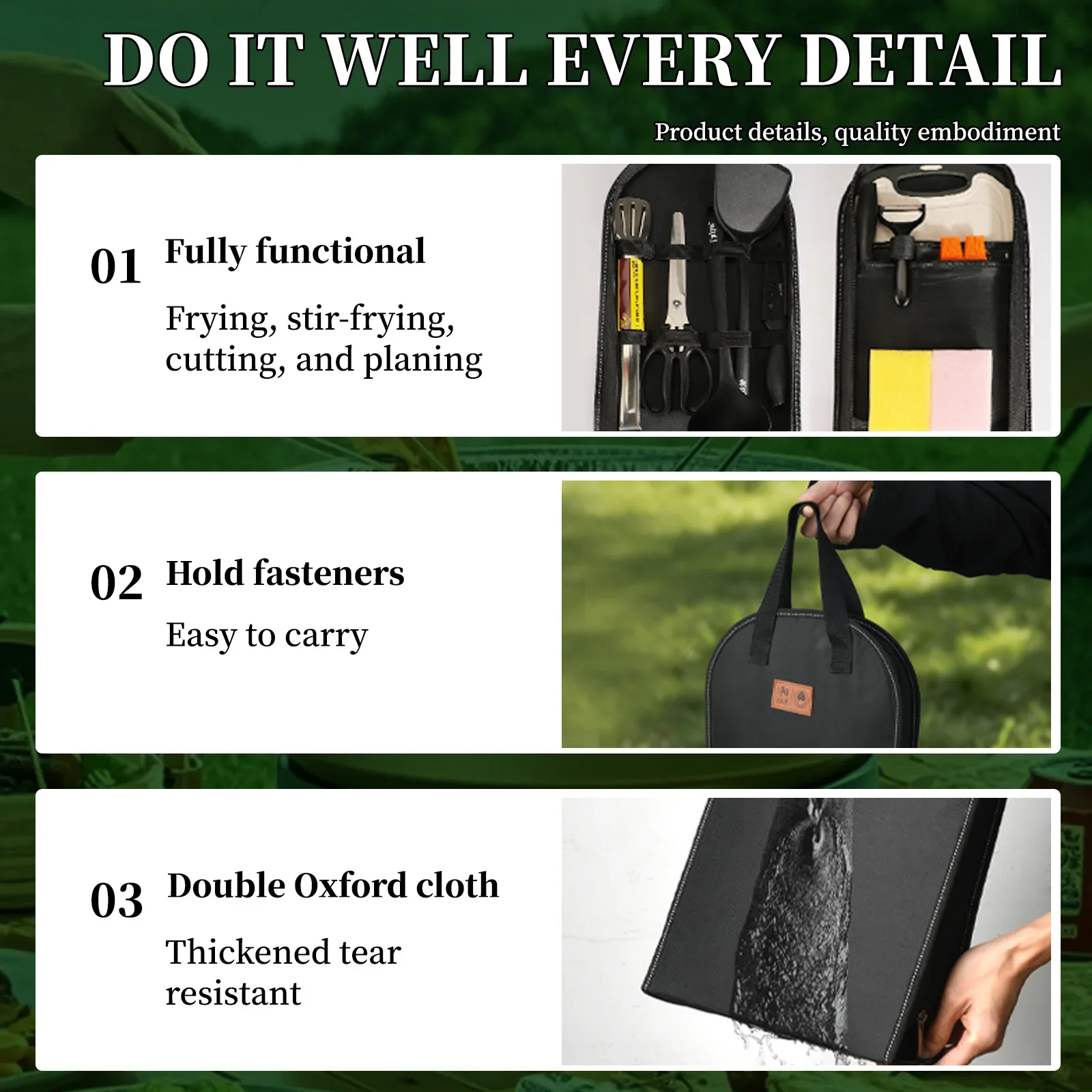 Utensili da esterno portatili  - Camping Cooking Bundle recensione e prezzo