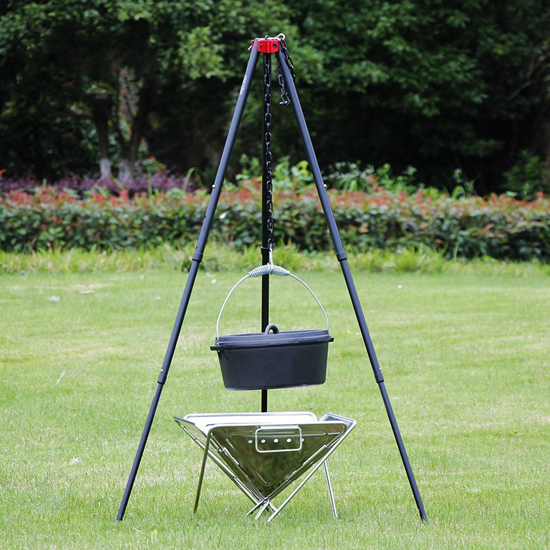 Treppiede per falò grande da e - Camping Cooking Pot Tripod recensione e prezzo