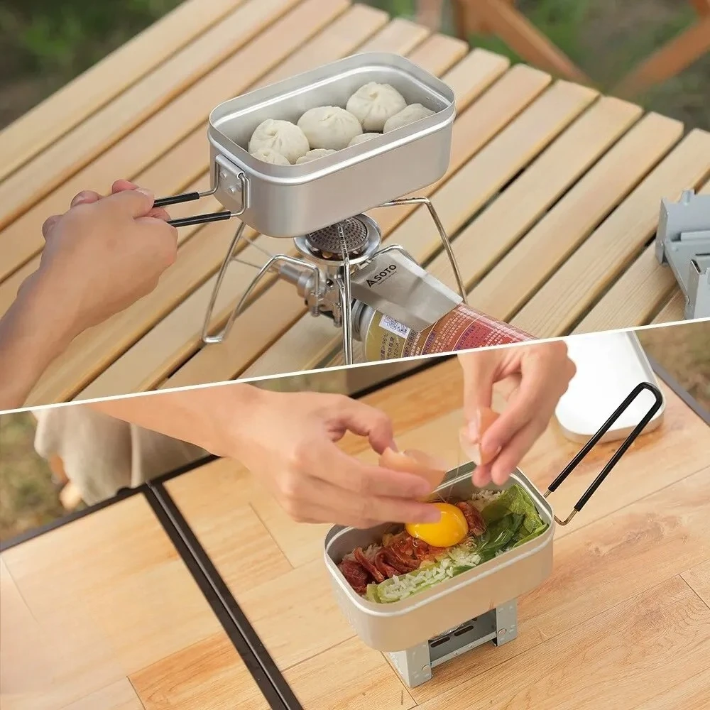 800/1400ML Scatole per il pran - Camping Outdoor Cooking Table recensione e prezzo