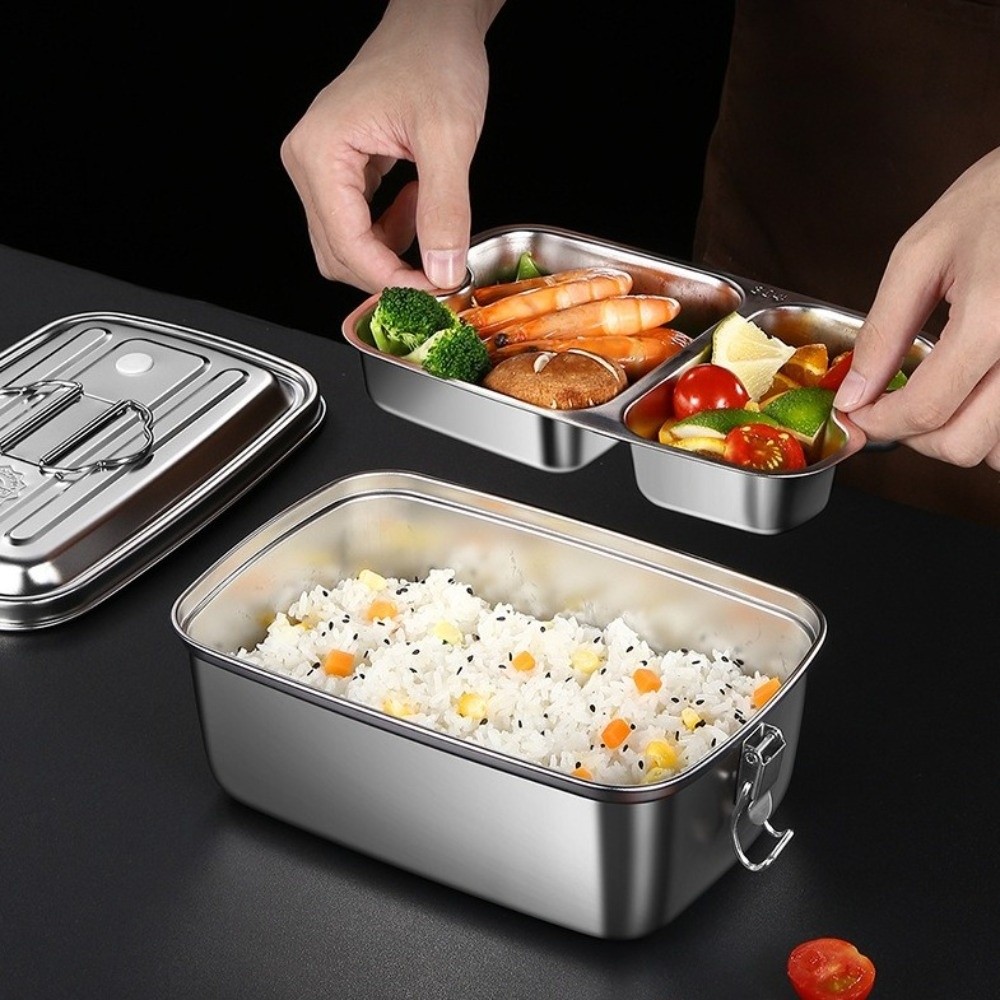 Scatola per il pranzo in accia - Camping Cooking Box recensione e prezzo