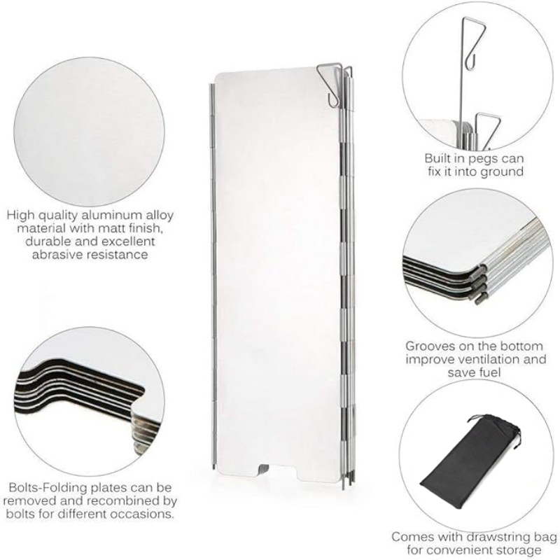 Paravento in Lega di Alluminio - Camping Cooking Windshield recensione e prezzo