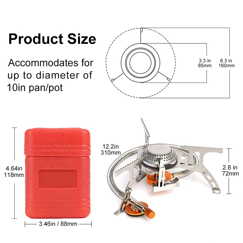 Fornello da campeggio a gas Fo - Camping Cooking Windshield recensione e prezzo
