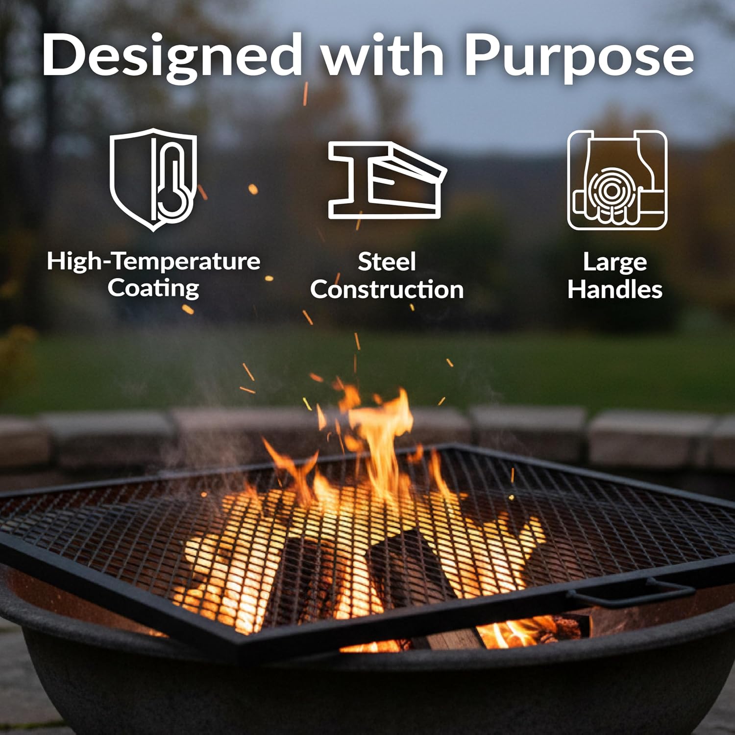 Griglia per braciere in acciai - Camping Cooking Portable recensione e prezzo