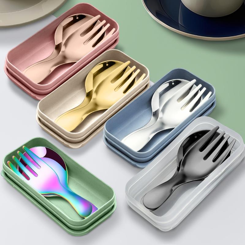 Set di stoviglie in acciaio in - Camping Cooking Portable recensione e prezzo