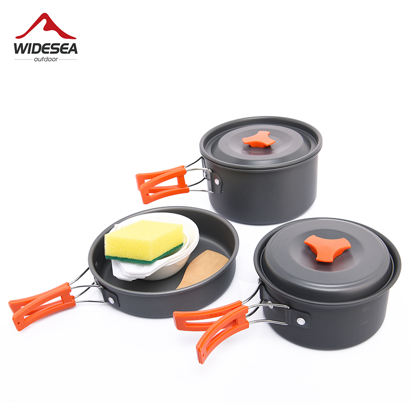 Widesea Set di pentole da camp - Camping Cooking Utensil Set recensione e prezzo