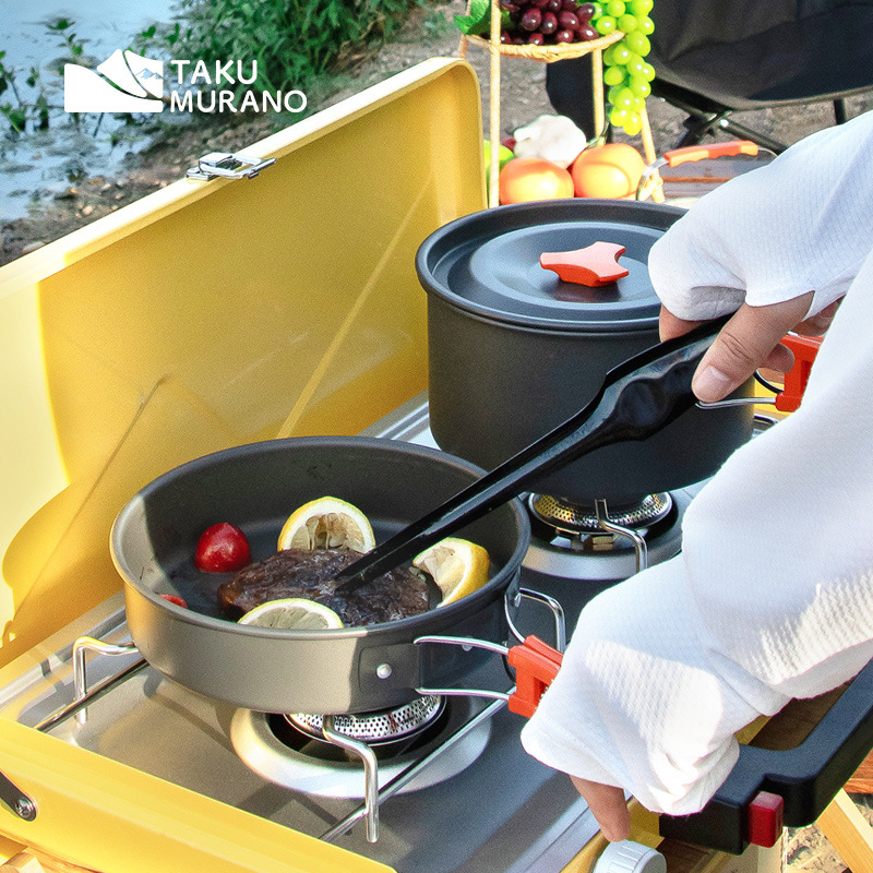 Set di pentole da campeggio, s - Camping Cooking Utensil Set recensione e prezzo