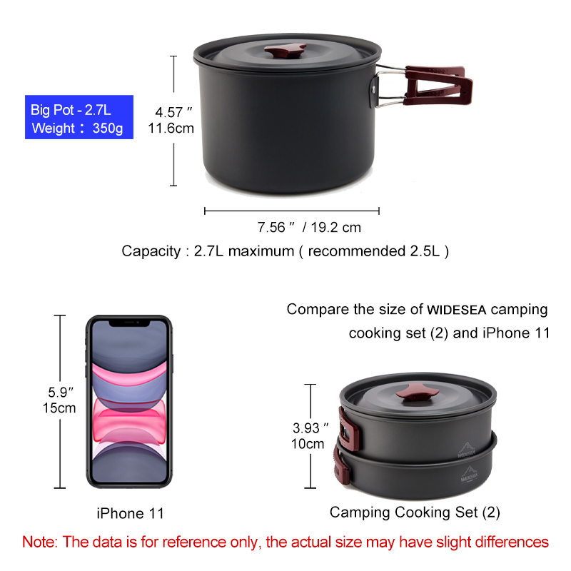 Widesea Set di pentole da camp - Camping Cooking Bundle recensione e prezzo