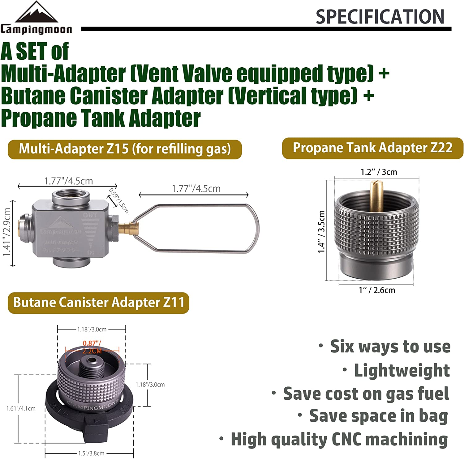 Adattatore per fornello a gas  - Camping Cooking Butane recensione e prezzo