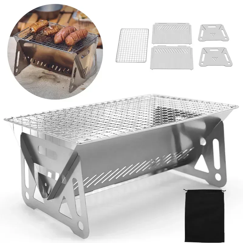 Griglia Portatile Pieghevole p - Camping Cooking Windshield recensione e prezzo