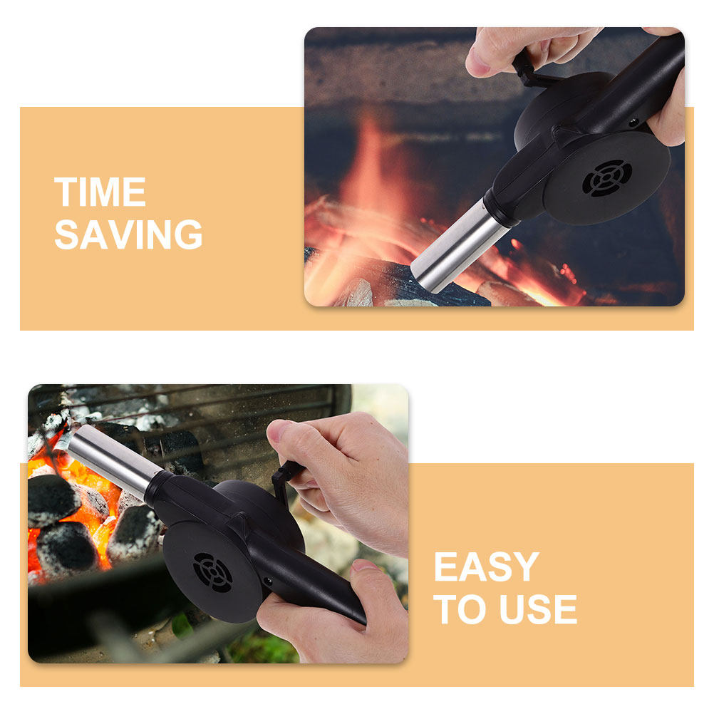 Ventilatore Manuale Nero a Man - Camping Cooking Portable recensione e prezzo